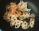 蓮根の土佐炒め：弁当野菜おかずストック作り方3写真
