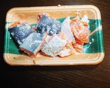簡単☆サーモンとニンニクの芽の香味炒め作り方1写真