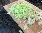 キャベツと納豆の南蛮味噌チャーハン作り方2写真