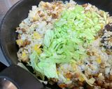 キャベツと納豆の南蛮味噌チャーハン作り方6写真