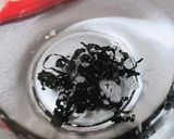 ［適量レシピ］梅わかめパスタ作り方1写真