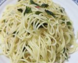 ［適量レシピ］梅わかめパスタ作り方5写真