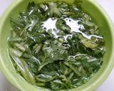 簡単！春菊チヂミ　小麦粉不要作り方1写真