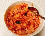 おつまみ＆おかずに♪ツナキムチの玉子焼き作り方2写真