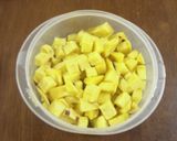 炊飯器ではったい粉のさつまいも入りケーキ作り方1写真