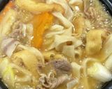 鰹節香る味噌煮込みうどん☆ほうとう麺で作り方9写真