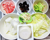 豚こま肉と白菜に蕪のおろし中華炒め作り方1写真