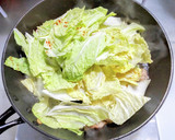 豚こま肉と白菜に蕪のおろし中華炒め作り方4写真