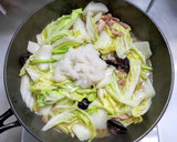 豚こま肉と白菜に蕪のおろし中華炒め作り方6写真