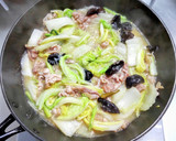 豚こま肉と白菜に蕪のおろし中華炒め作り方7写真