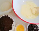 アイスボックスクッキー♡チョコ♡作り方1写真