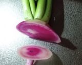 紅心大根で簡単酢漬け作り方1写真