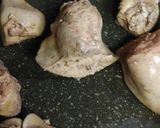 リカちゃん♡鶏レバーかいわれ鬼からしマヨ作り方7写真