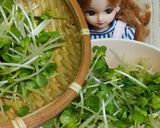 リカちゃん♡鶏レバーかいわれ鬼からしマヨ作り方17写真