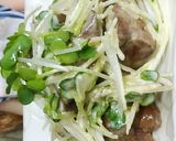 リカちゃん♡鶏レバーかいわれ鬼からしマヨ作り方26写真