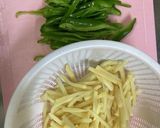 ささみの青椒肉絲風作り方2写真
