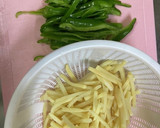 ささみの青椒肉絲風作り方2写真