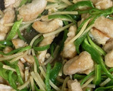 ささみの青椒肉絲風作り方6写真