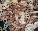簡単！激ウマ！牛肉とれんこんのきんぴら♪作り方3写真