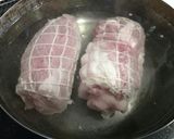 ★自家製叉焼★茹で→下茹で→煮こんで焼く作り方4写真