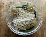 mベーコンほうれん草の味噌クリームうどん作り方3写真