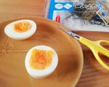 ＊茹で卵に…とらわれたトラ＊作り方5写真
