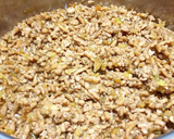 お好み焼き風味のソースそぼろ ごはん作り方4写真