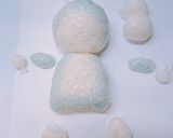 雪だるまとドラえもん キャラ弁作り方1写真