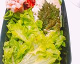 雪だるまとドラえもん キャラ弁作り方4写真