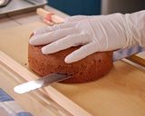 チョコレートケーキ（ココアスポンジ）動画作り方25写真