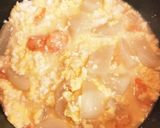 海老カブとたまごと豆腐のフワッとスープ作り方3写真