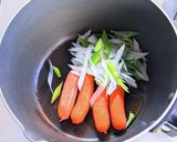 スンドゥブチゲスープでラーメン作り方3写真