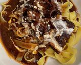 牛ほほ肉とポルチーニの美味しいパスタ！作り方12写真