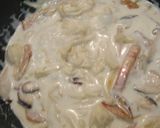 キノコとベーコンのパスタ✿クリームソース作り方3写真