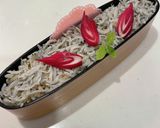 師走１　しらす丼弁当　JK弁当作り方2写真