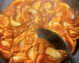 韓国本場の味！玉ねぎと豚肉のキムチ炒め作り方17写真