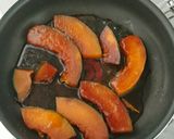 かぼちゃで一品。かぼちゃの照り焼き作り方5写真