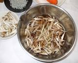 五目おこわ♪簡単炊飯器もち米炊き込みご飯作り方2写真
