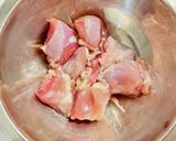 柔らか鶏もも肉とパプリカの♡シュクメルリ作り方1写真