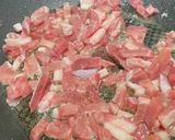 メンマと豚肉の炒め煮作り方3写真