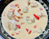 柔らか鶏もも肉とパプリカの♡シュクメルリ作り方18写真