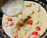 柔らか鶏もも肉とパプリカの♡シュクメルリ作り方21写真