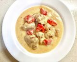 柔らか鶏もも肉とパプリカの♡シュクメルリ作り方23写真
