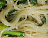 リカちゃん♡菜の花イカの塩辛パスタΨ作り方15写真
