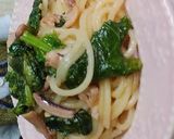 リカちゃん♡菜の花イカの塩辛パスタΨ作り方19写真