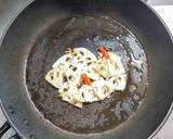 オイルサーディンと卵にレンコンのパスタ作り方3写真