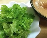 わさび菜サラダ＆ごま味噌ドレッシング作り方4写真