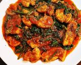 簡単☆豚肉とほうれん草のトマト煮込み作り方7写真