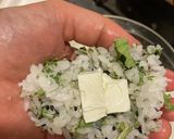 干し大根葉のクリチおにぎり作り方4写真