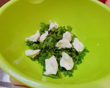 簡単！5分！春菊とクリームチーズの和え物作り方2写真